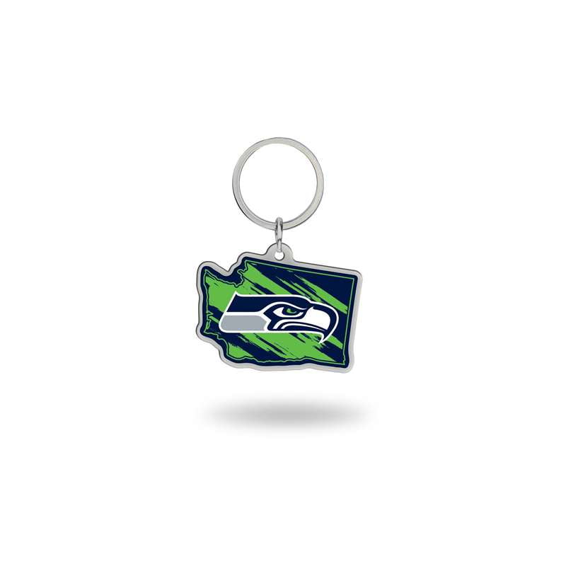 NFL Rico Industries State Shape Keychain, Seattle Seahawks