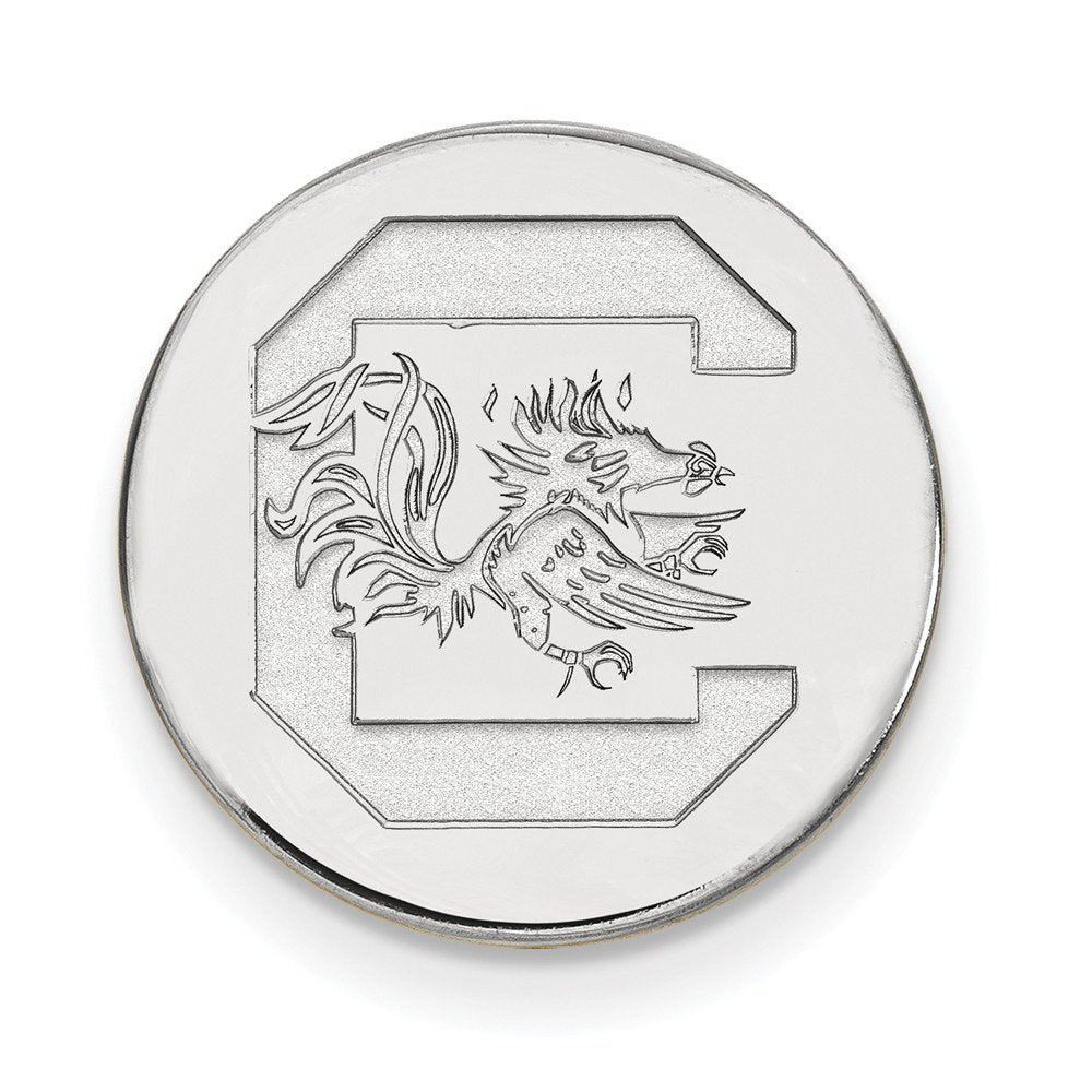 LogoArt Sterling Silver Rhodium-plated Georgia Institute of Technology Lapel Pin