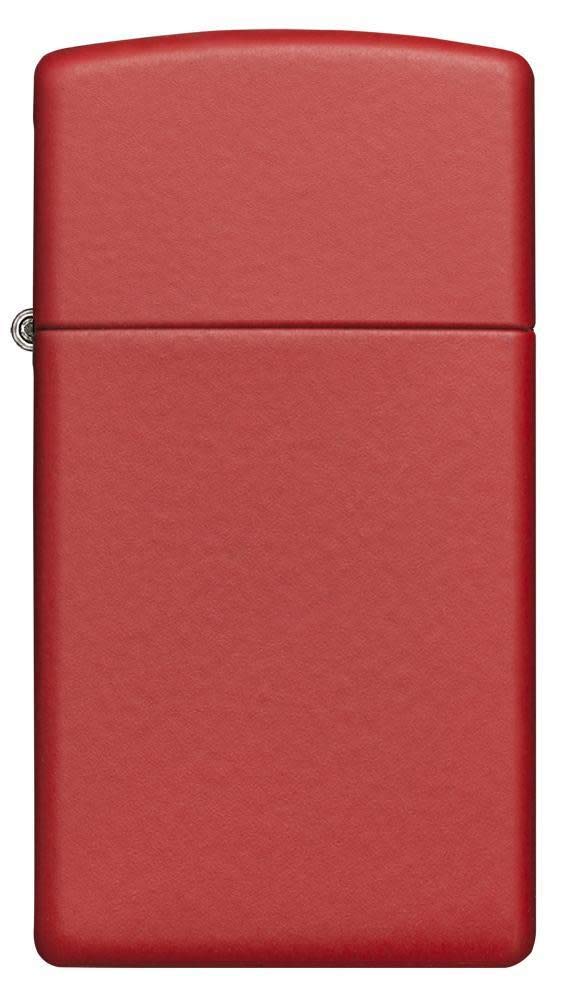 Zippo Slim Red Matte Pocket Lighter