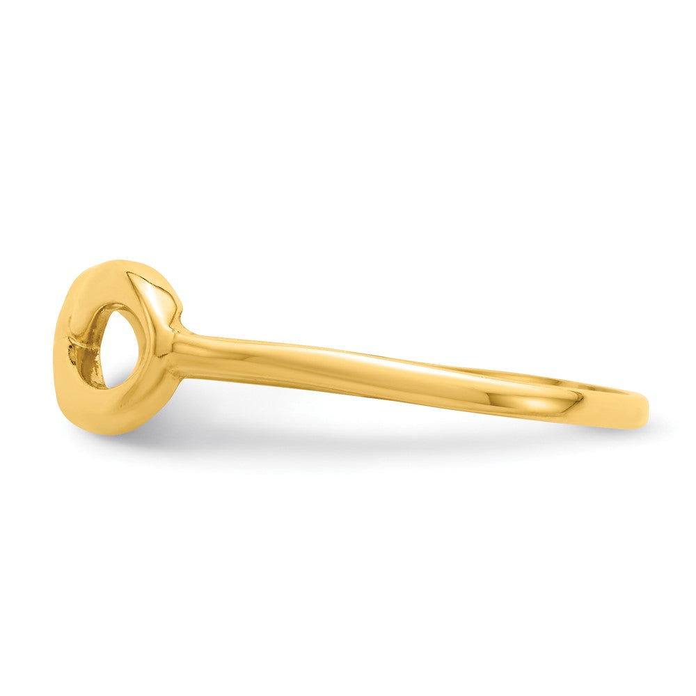10K Infinity Ring Yellow Gold