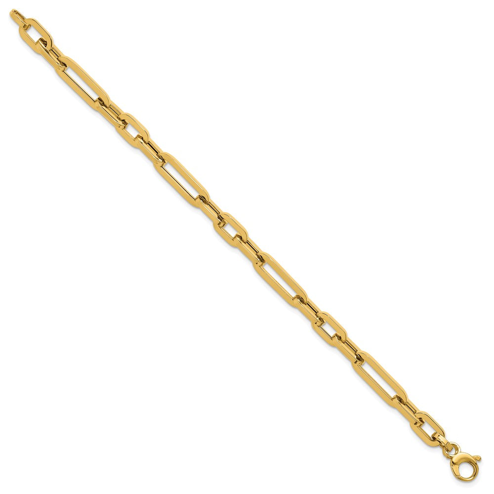 14K Polished Fancy Link Bracelet 7.5  inches