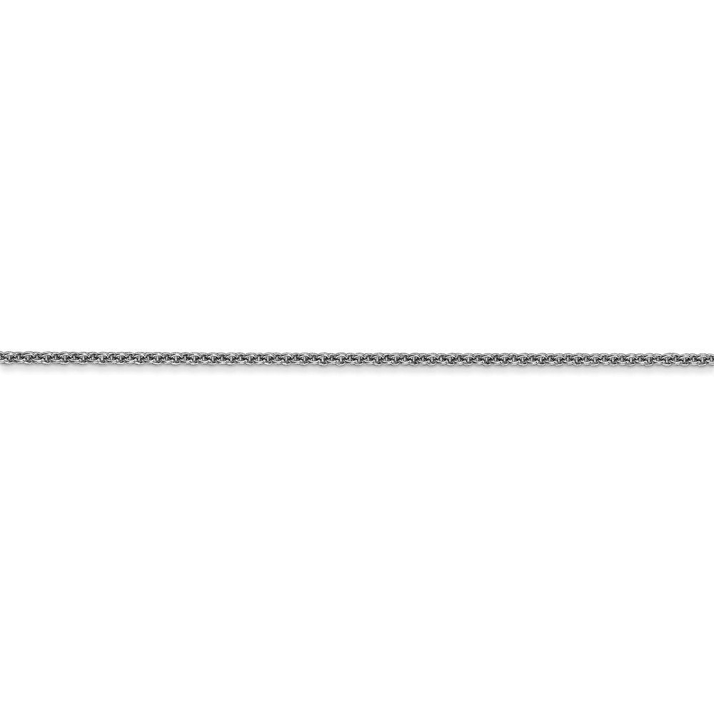 10k WG 1.4mm Round Open Link Cable Chain Anklet