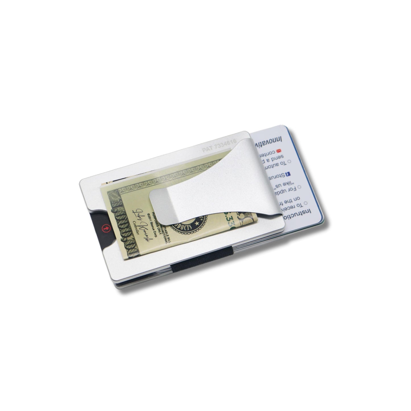 Storus Smart Wallet Aluminum Premium Men's with Card Holder Money Clip Slim Minimalist RFID Blocking Front Pocket