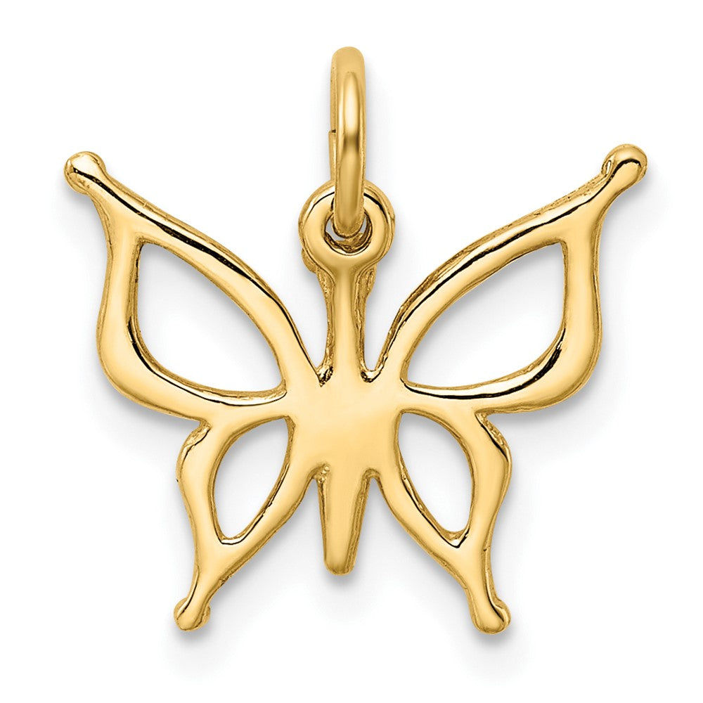 10k Butterfly Charm Yellow Gold