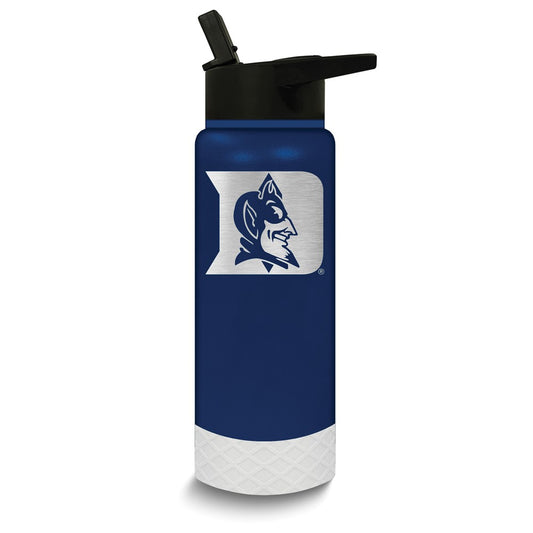 Collegiate Duke University Stainless Steel Silicone Grip 24 oz. Water Bottle