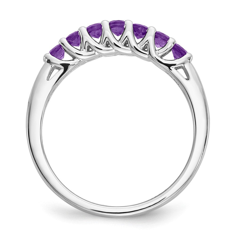 SS Amethyst and Diamond 7 - 2.5MM, 2 - 200' RD - Stone:B Mel:S45