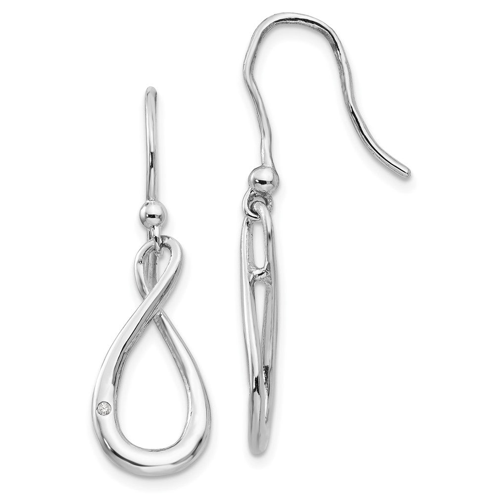 Sterling Silver Polished 4mm Round CZ Bezel Set Stud Earrings