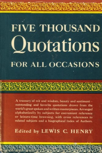 Five Thousand Quotations for All Occasions (Hardcover)