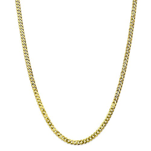 10k 4.75mm Flat Beveled Curb Chain