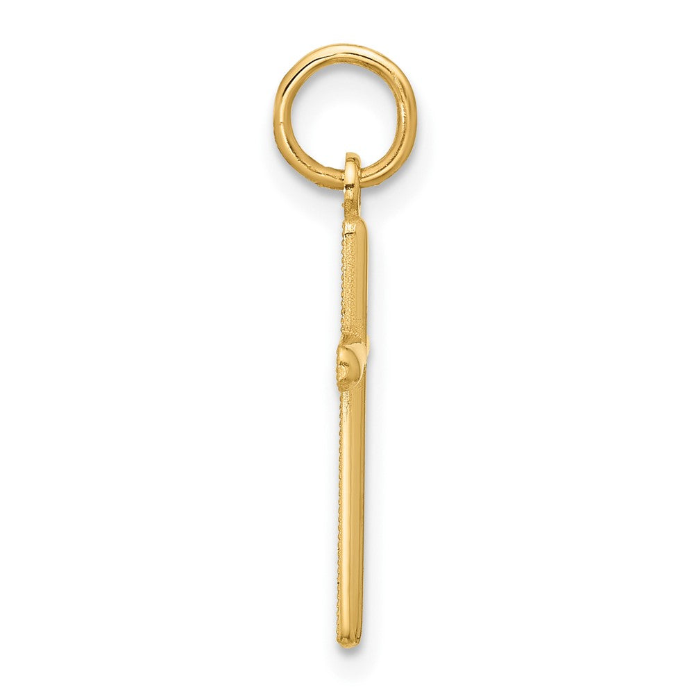 14k Cross Pendant Yellow Gold