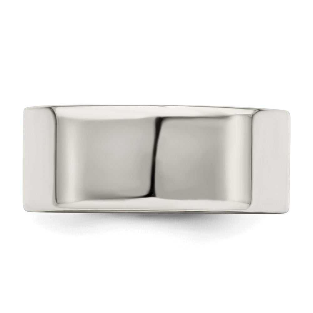 Sterling Silver 8mm Lightweight Flat Size 6.5 Band