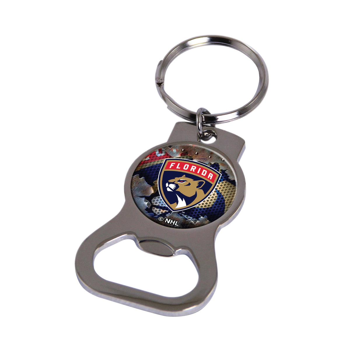 NHL Florida Panthers Bottle Opener Key Ring by Rico Industries