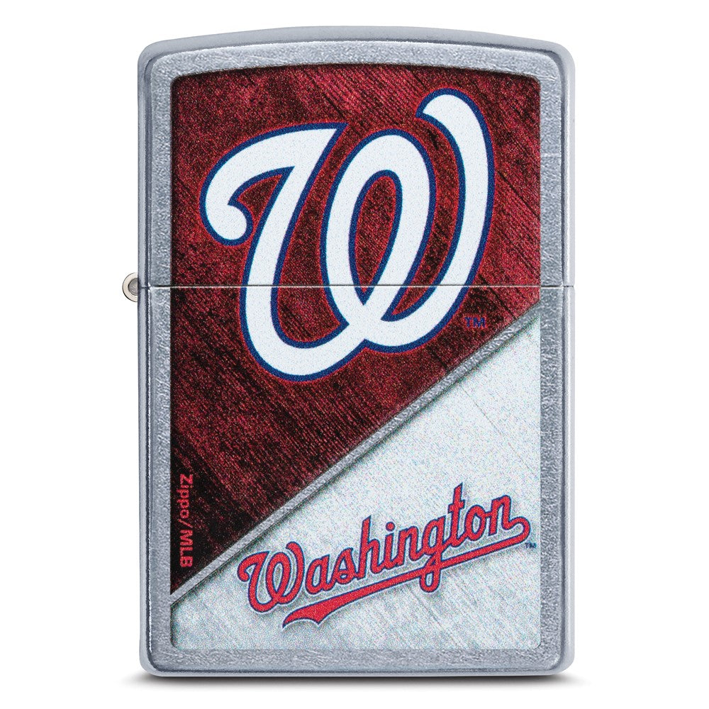 Zippo Street Chrome Washington Nationals Color Image MLB Lighter