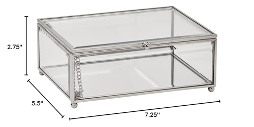 Creative Gifts 003646 7.25 x 5.5 x 2.75 in. Claro Glass Box