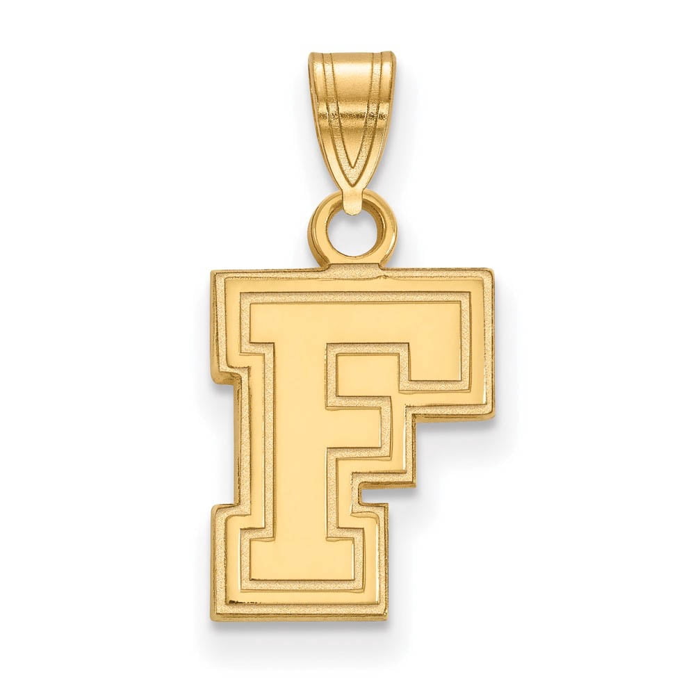 14k Yellow Gold Logoart Fordham University Small Pendant
