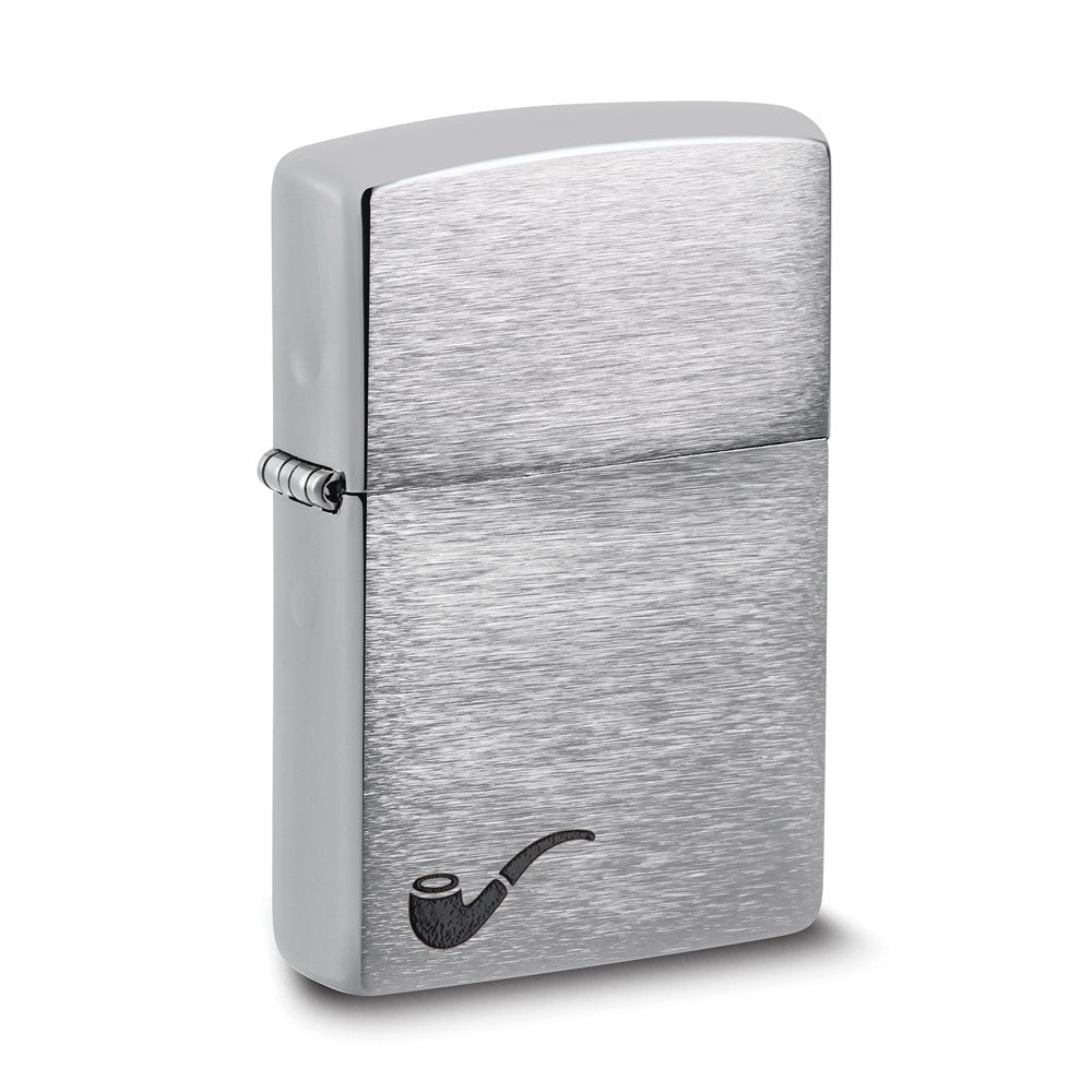 Brushed Chrome Pipe Lighter