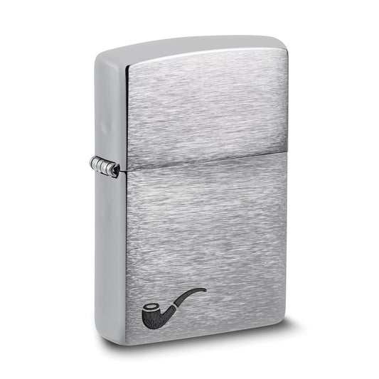 Brushed Chrome Pipe Lighter