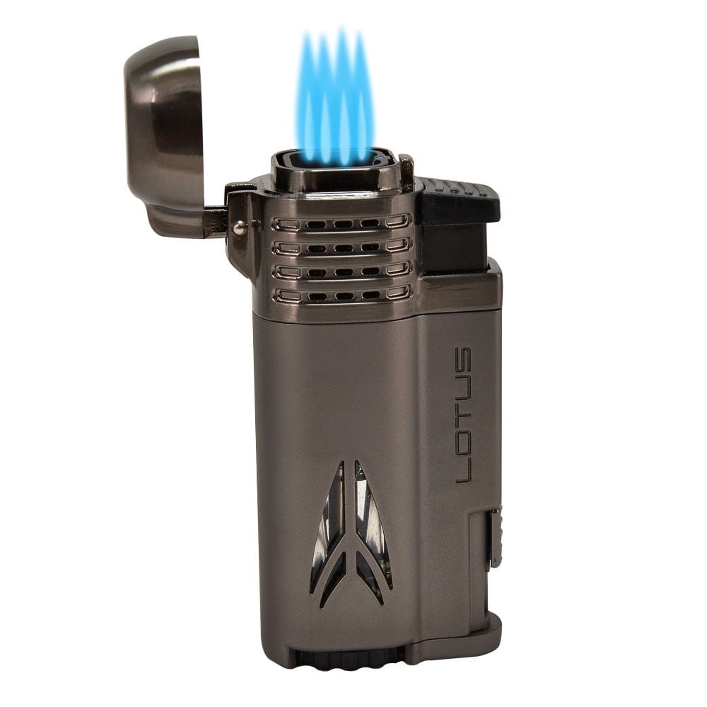 Lotus Lighter Defiant L65 Quad Jet Lighter - Gun Satin