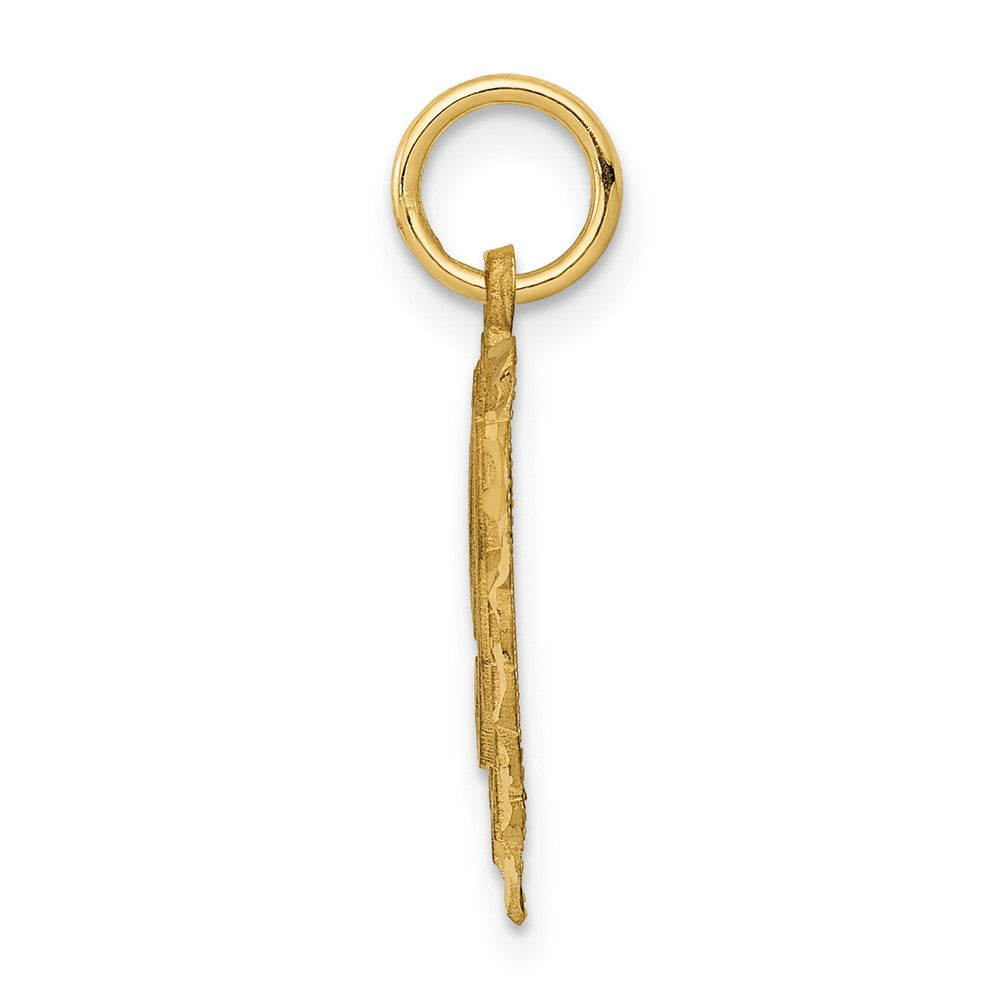 10k Gold Initial R Charm