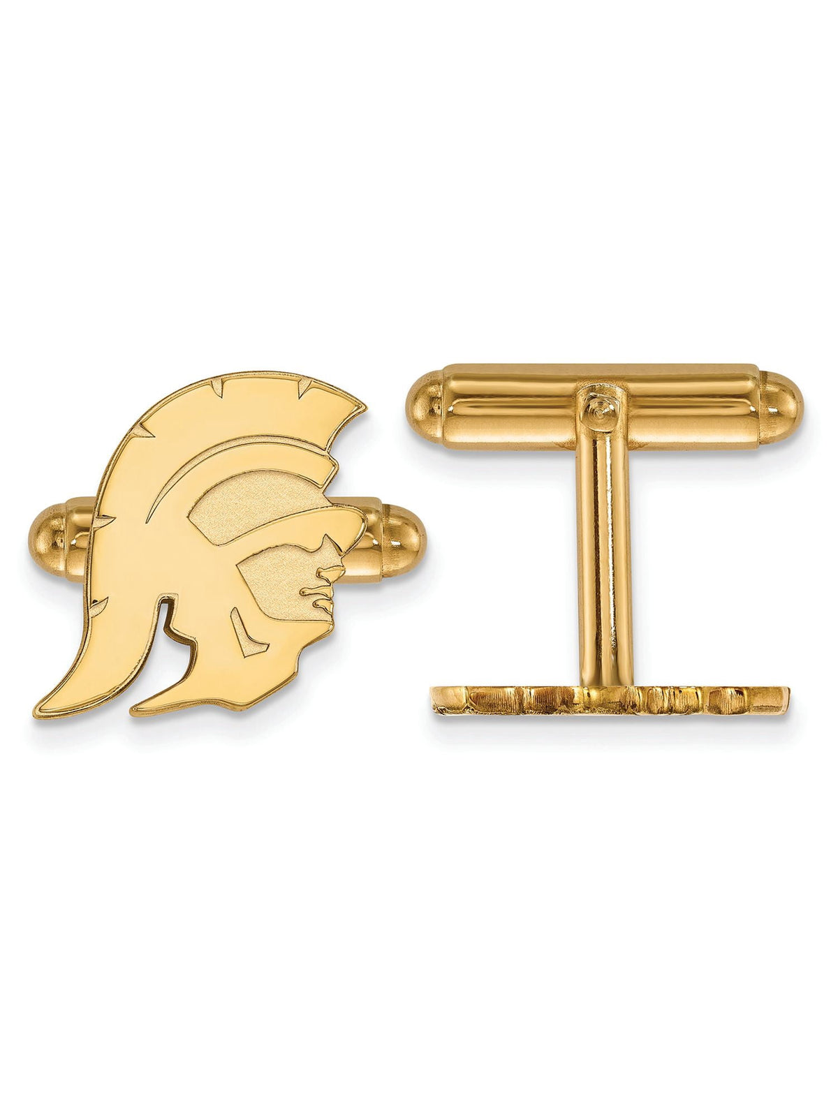 Men's University of Southern California 14K Yellow Gold Plated USC Trojans NCAA Cuff Links