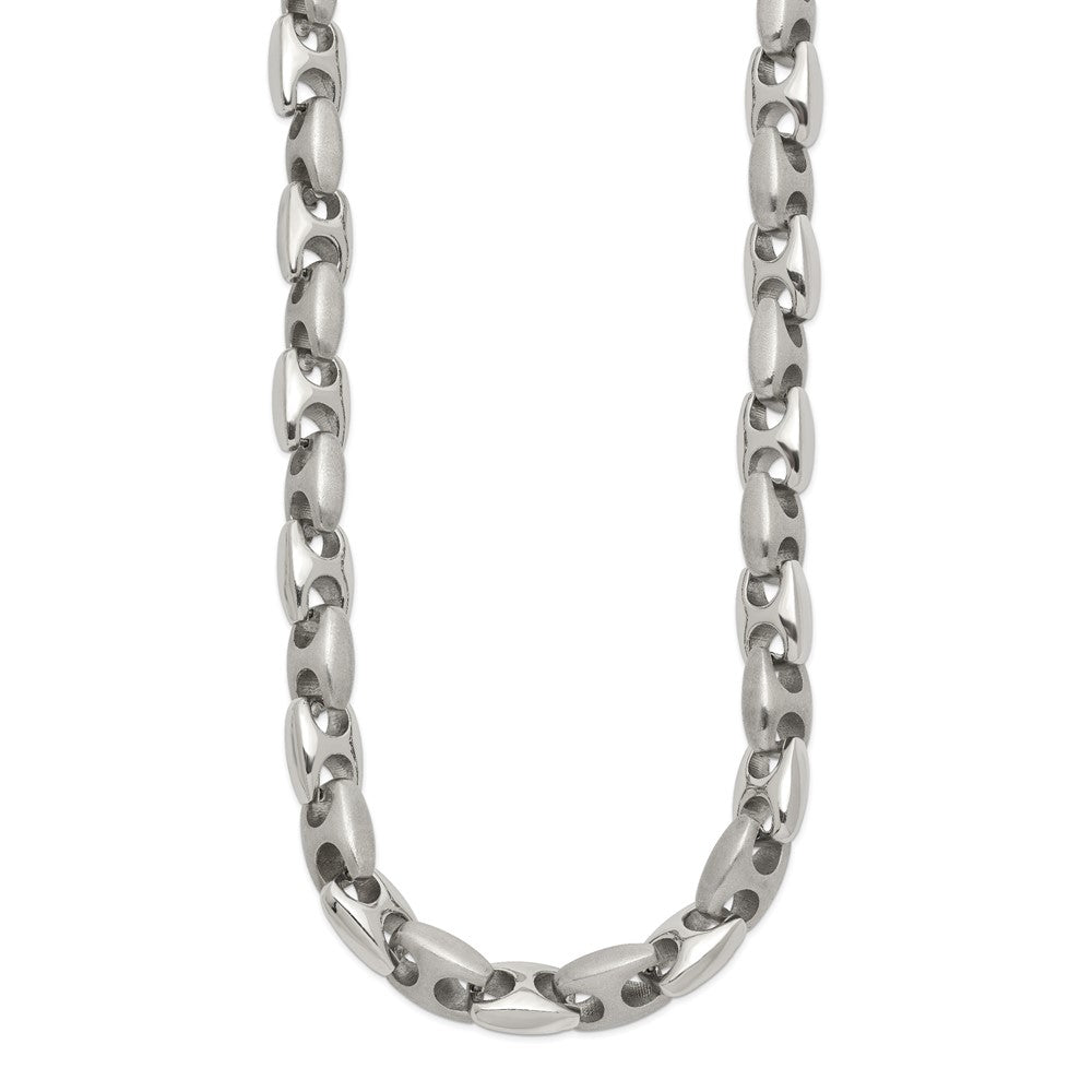 Stainless Steel Brushed and Polished 20in Necklace