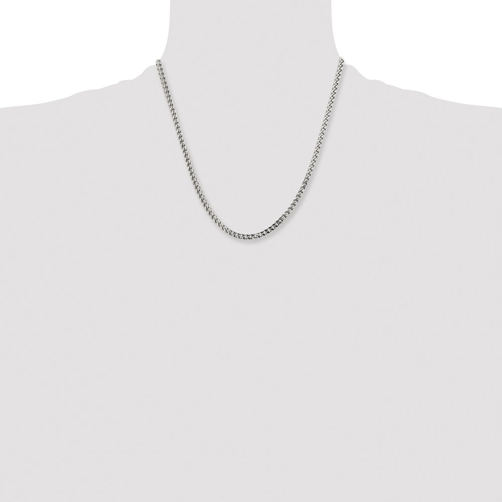 Stainless Steel Polished 4mm 20in Franco Chain