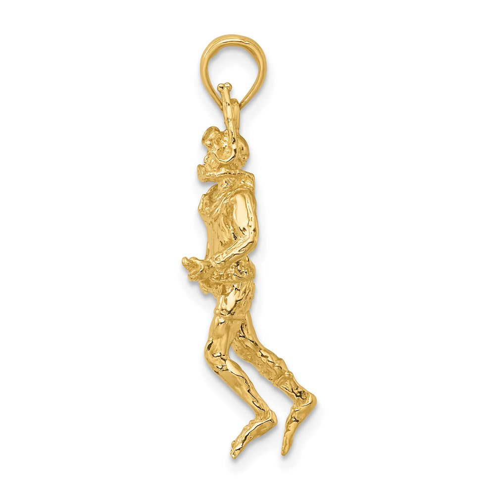 14K 3-D Scuba Diver Charm
