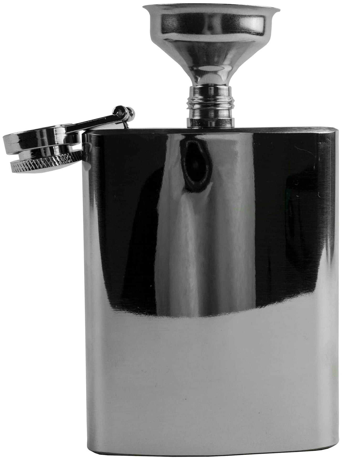 Polished Stainless Steel Two-4oz Flasks Gift Set GP2792