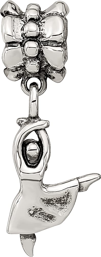 Sterling Silver Reflections Dancer Dangle Bead