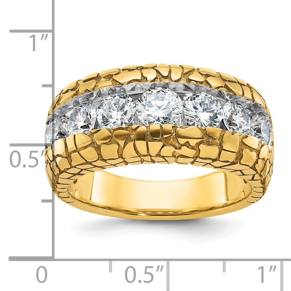 14k IBGoodman Men's Diamond Nugget Ring Mounting