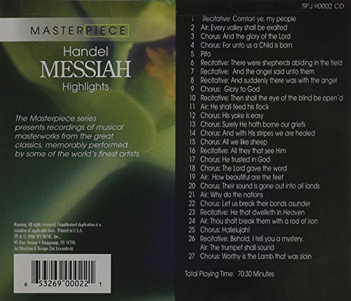 HANDEL:MESSIAH HIGHLIGHTS