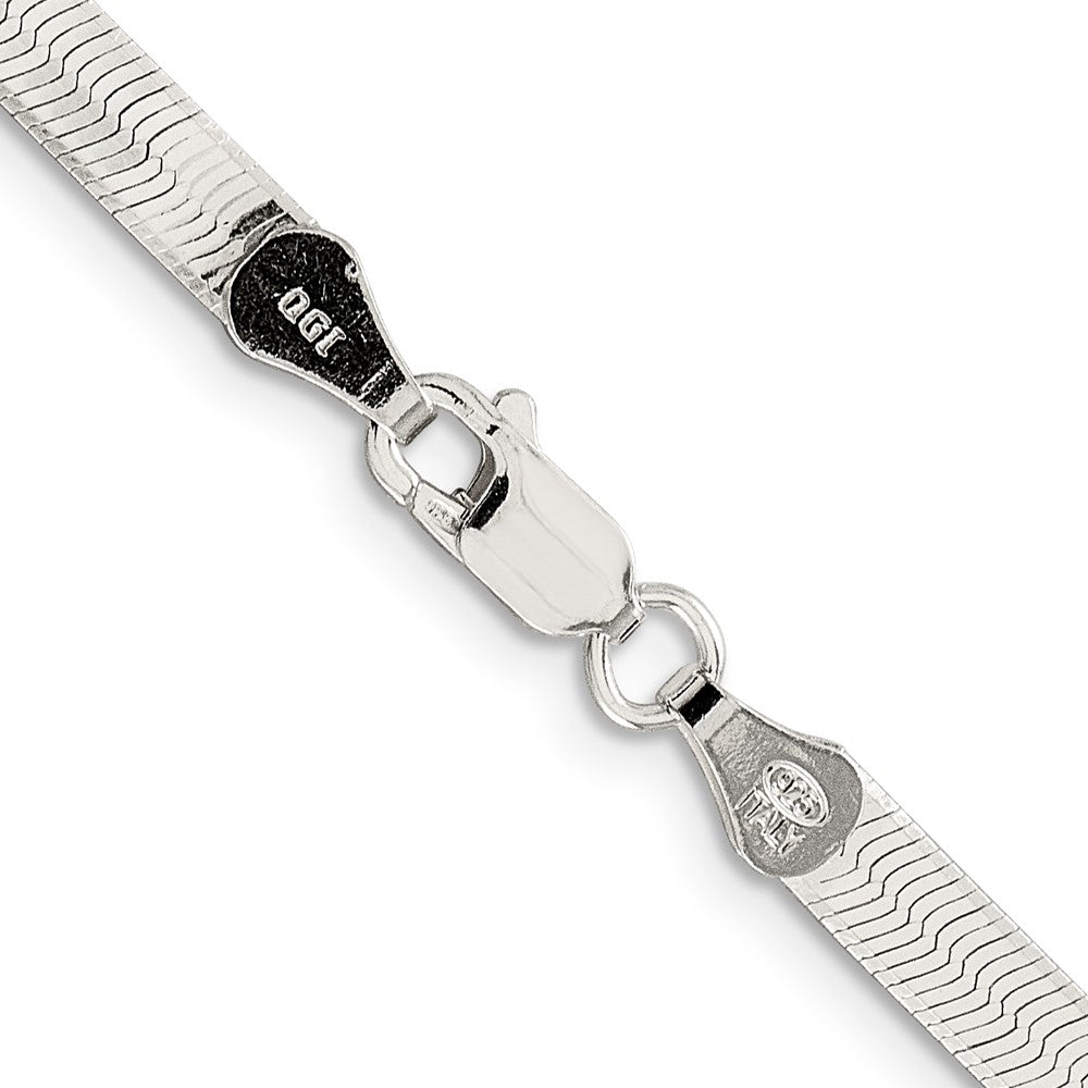 Sterling Silver 4.5mm Magic Herringbone Chain 16 Inches