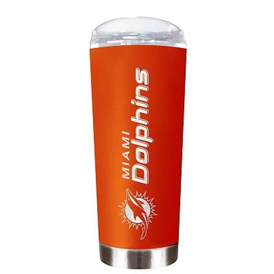 Miami Dolphins Stainless Steel 18 oz. Roadie Tumbler