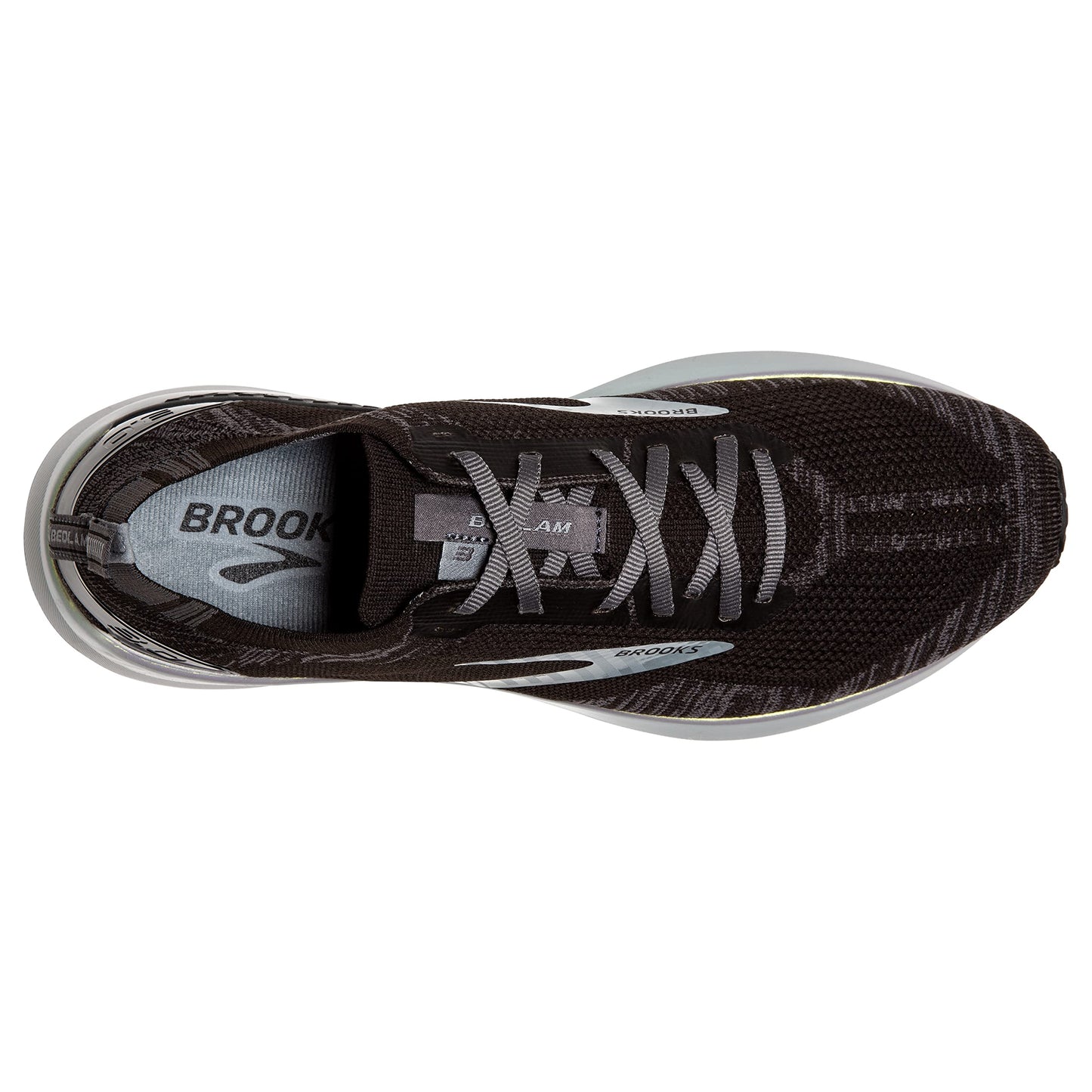 Brooks Men's Bedlam 3 Running Shoes, Black/White, 9.5 D(M) US