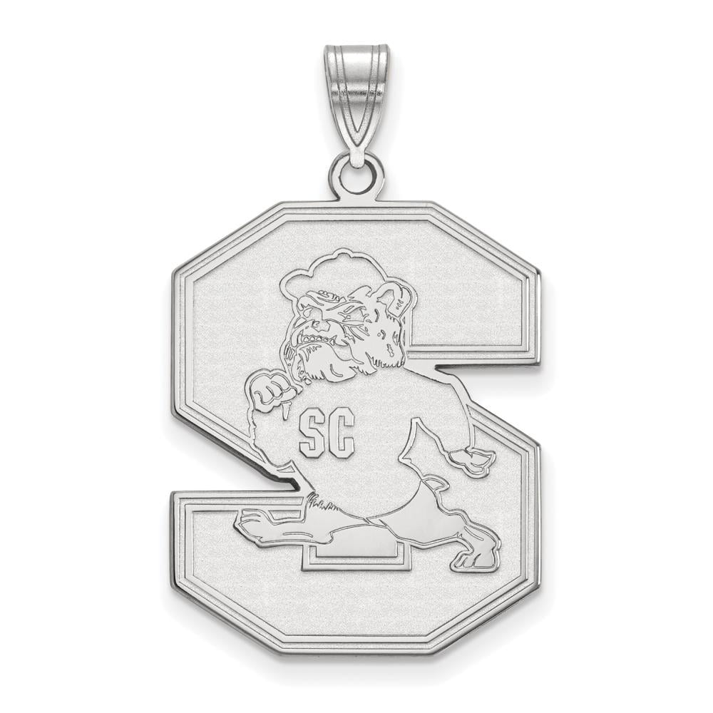 LogoArt Sterling Silver South Carolina State University XL Pendant Necklace