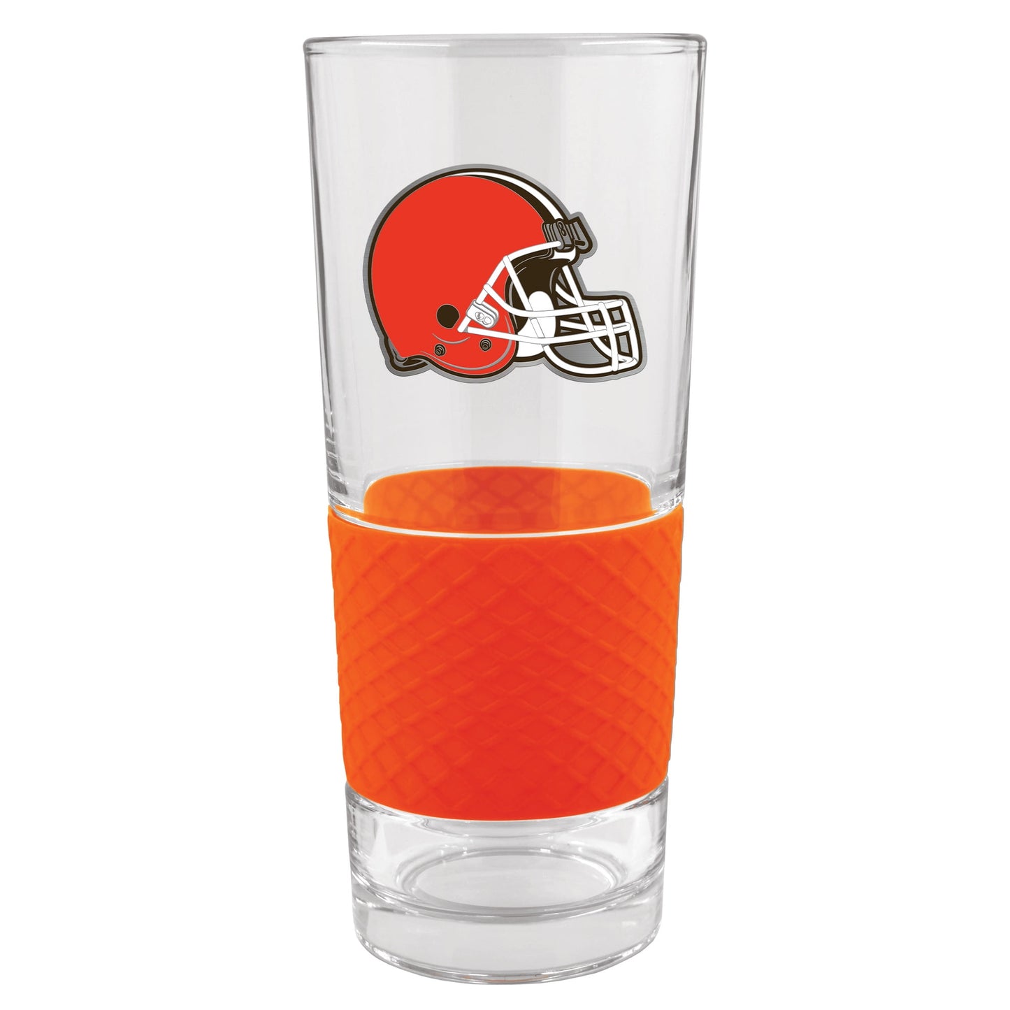 Cleveland Browns 22oz. Pilsner Glass with Silicone Grip