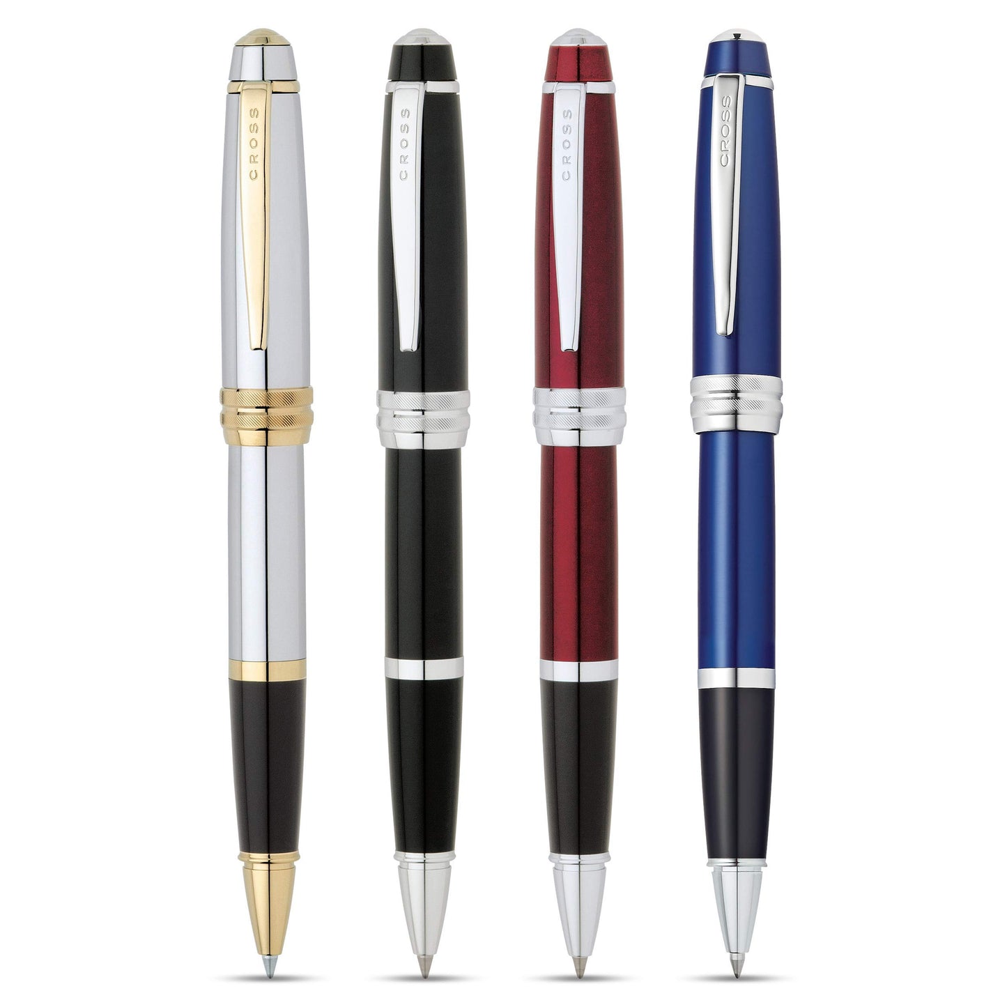 Cross Bailey Refillable Gel Ink Rollerball Pen, Medium Rollerball, Includes Premium Gift Box - Red Lacquer