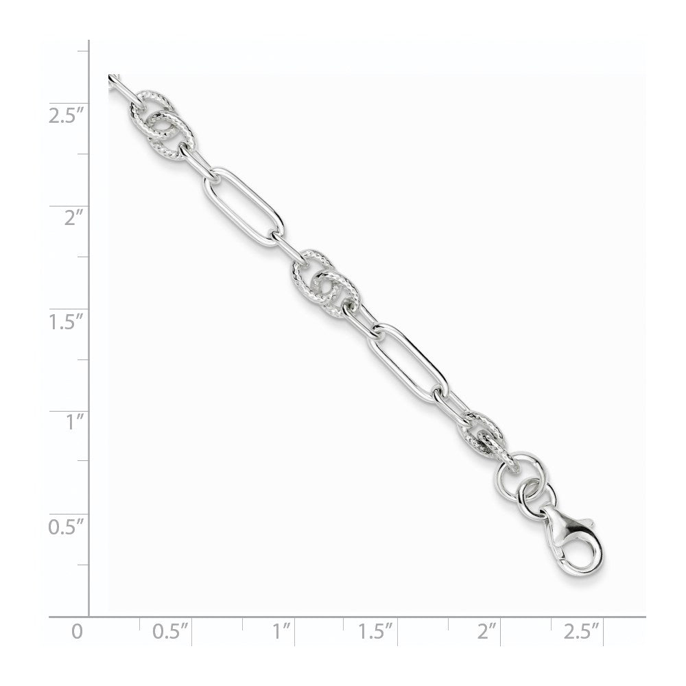 Sterling Silver Bracelet 7.5 inches