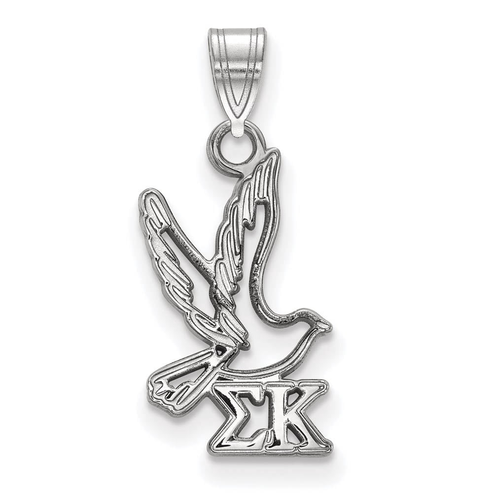 Sterling Silver Official Licensed Greek Sororities Sigma Kappa (??) Small Pendant