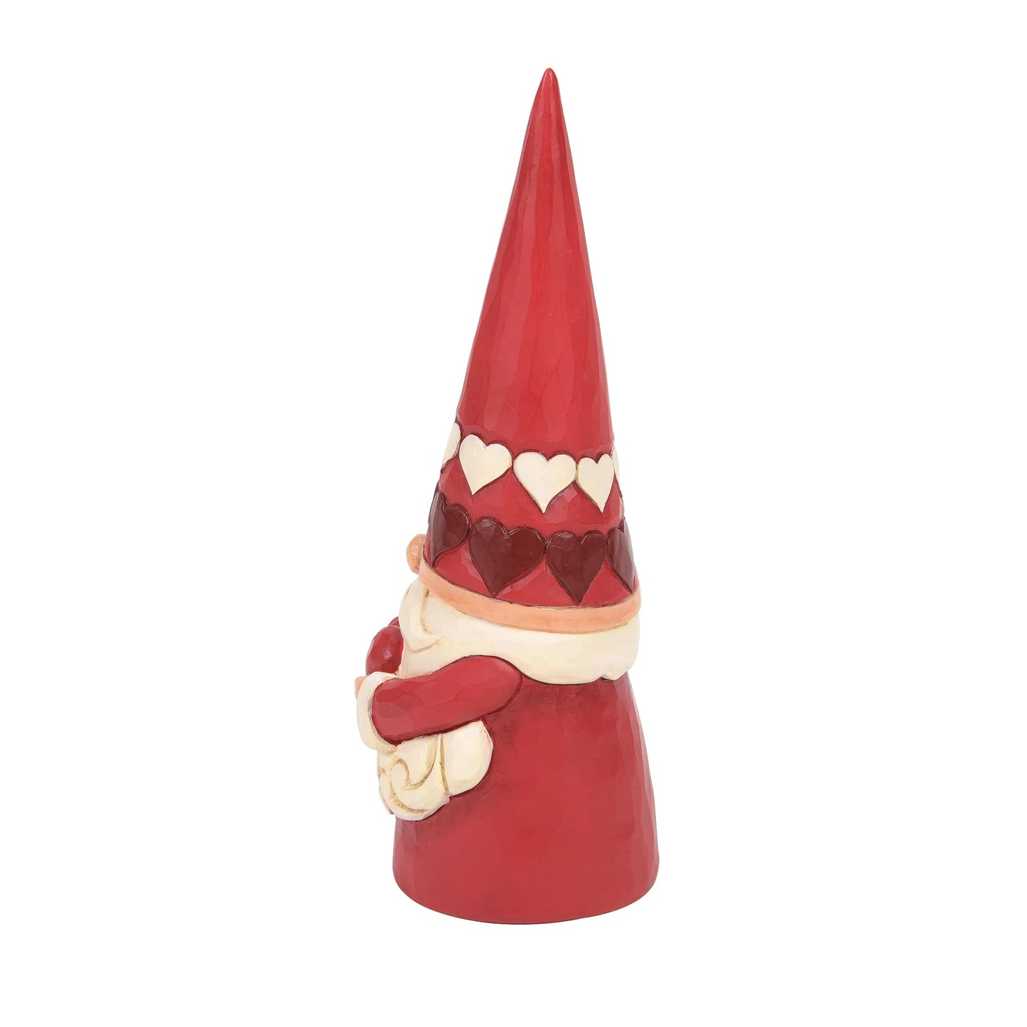 Enesco Jim Shore Heartwood Creek Red Gnome Holding Heart Figurine