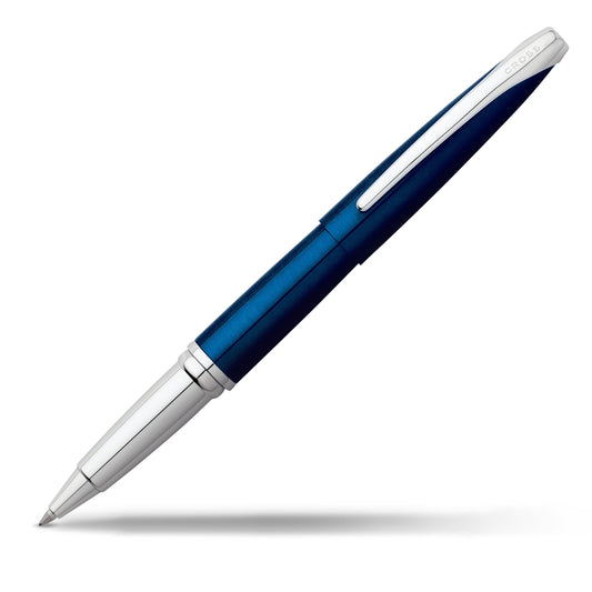 Cross ATX Refillable Gel Ink Rollerball Pen, Medium Rollerball, Includes Premium Gift Box - Translucent Blue
