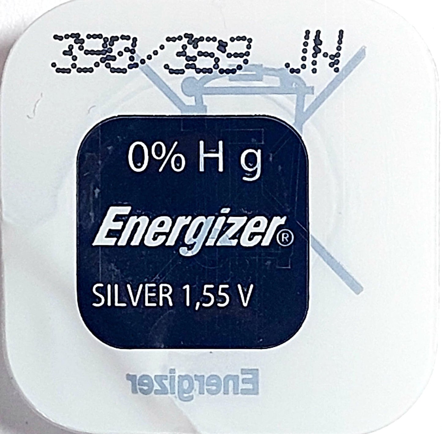 Energizer ENERGIZER-390-389TZ 90mAh Silver Oxide Coin Cell Battery for SR1130SW, SR1130W