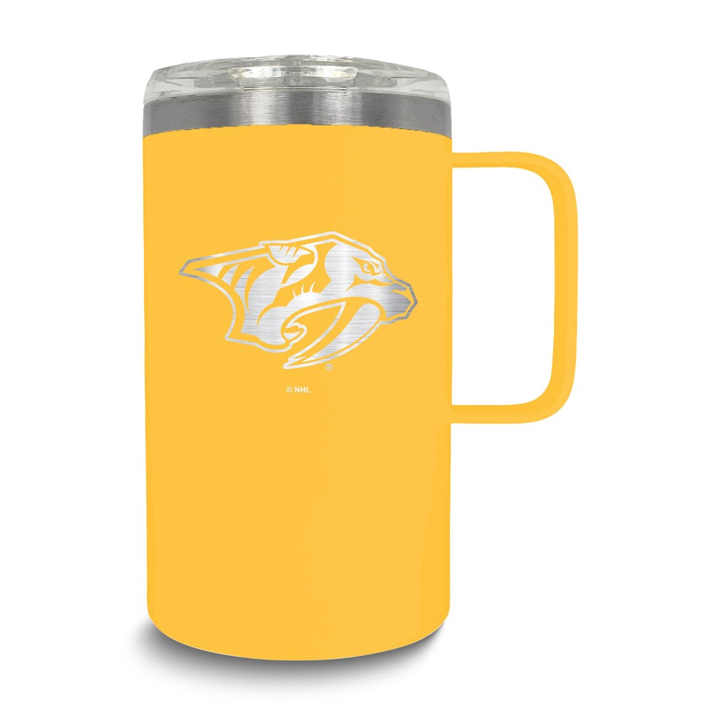 NHL Nashville Predators Stainless Steel 18 oz. Hustle Mug with Lid