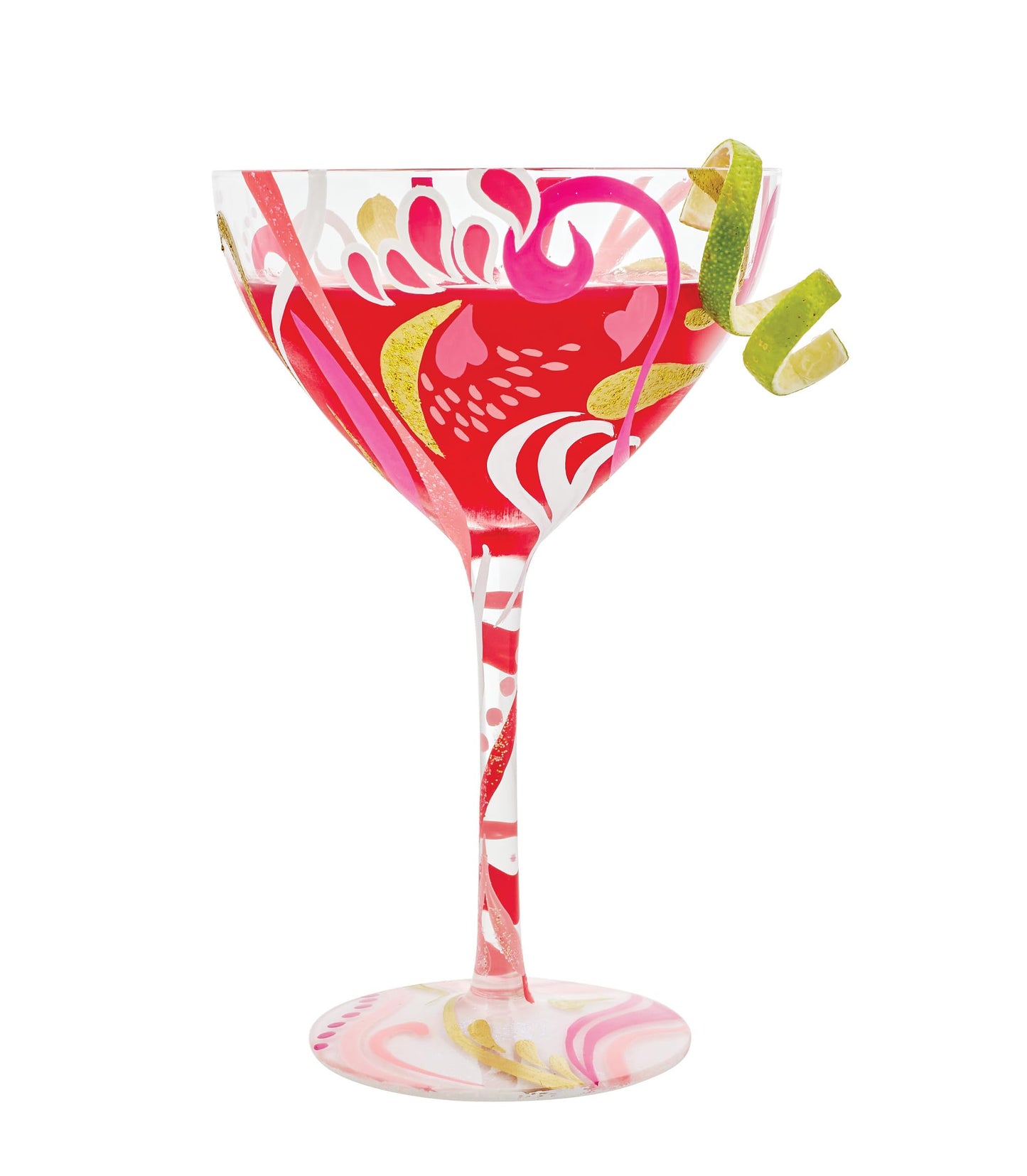 Enesco Lolita Cosmopolitan Cocktail Glass, 12 oz