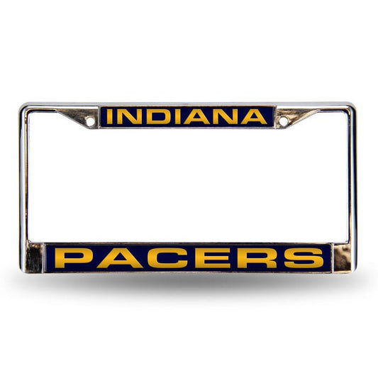 Indiana-Basketball-Pacer's Chrome Metal Laser Cut License Plate Frame