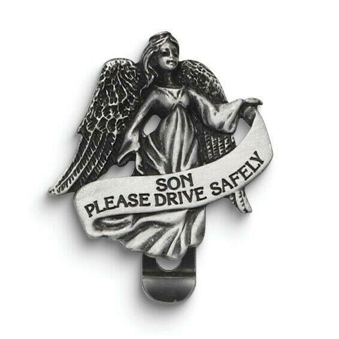 Cathedral Art (Abbey & CA Gift Auto Visor Clip, Son Drive Safely, Silver