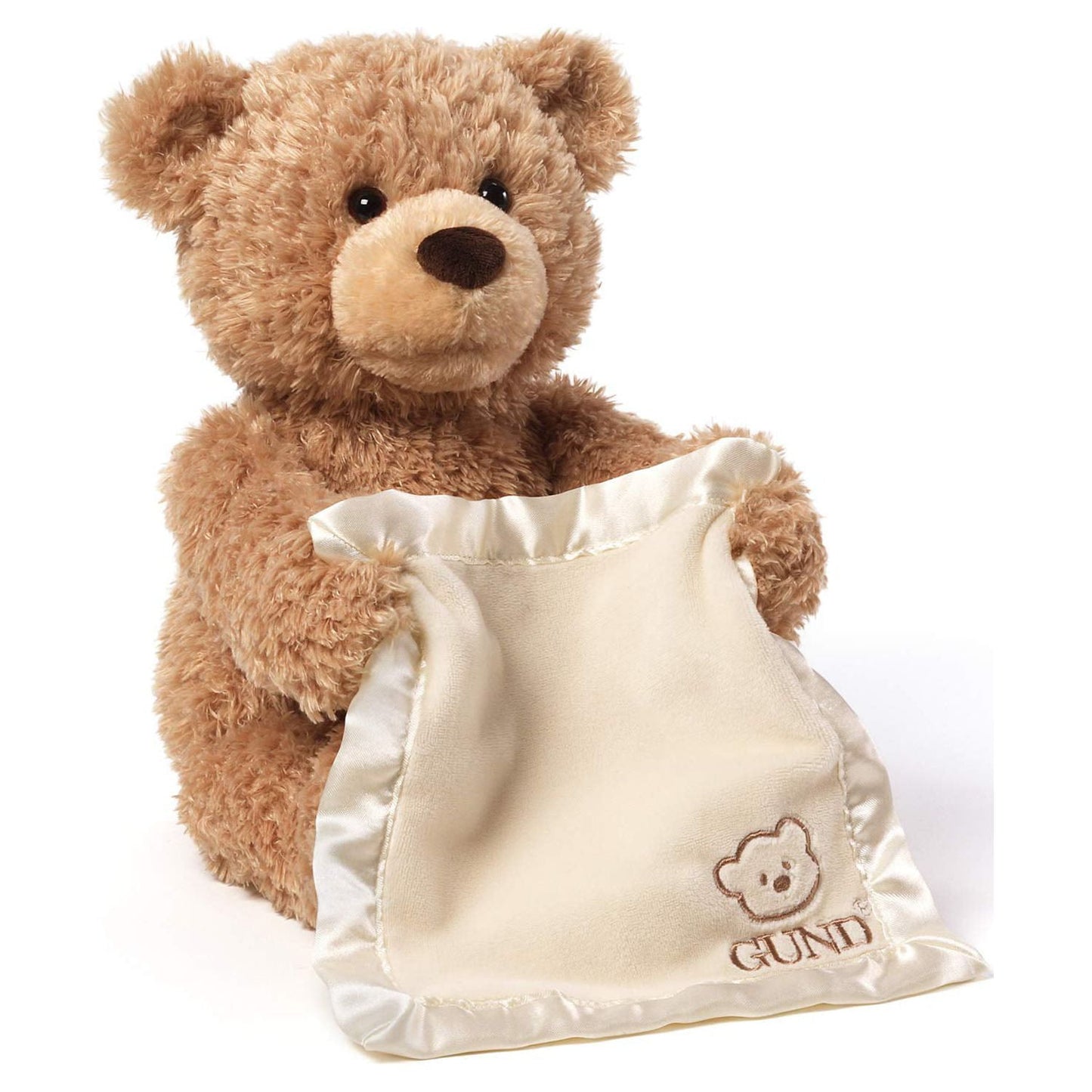 GUND Peek-A-Boo Teddy Bear Animated Stuffed Animal Plush, 11.5"