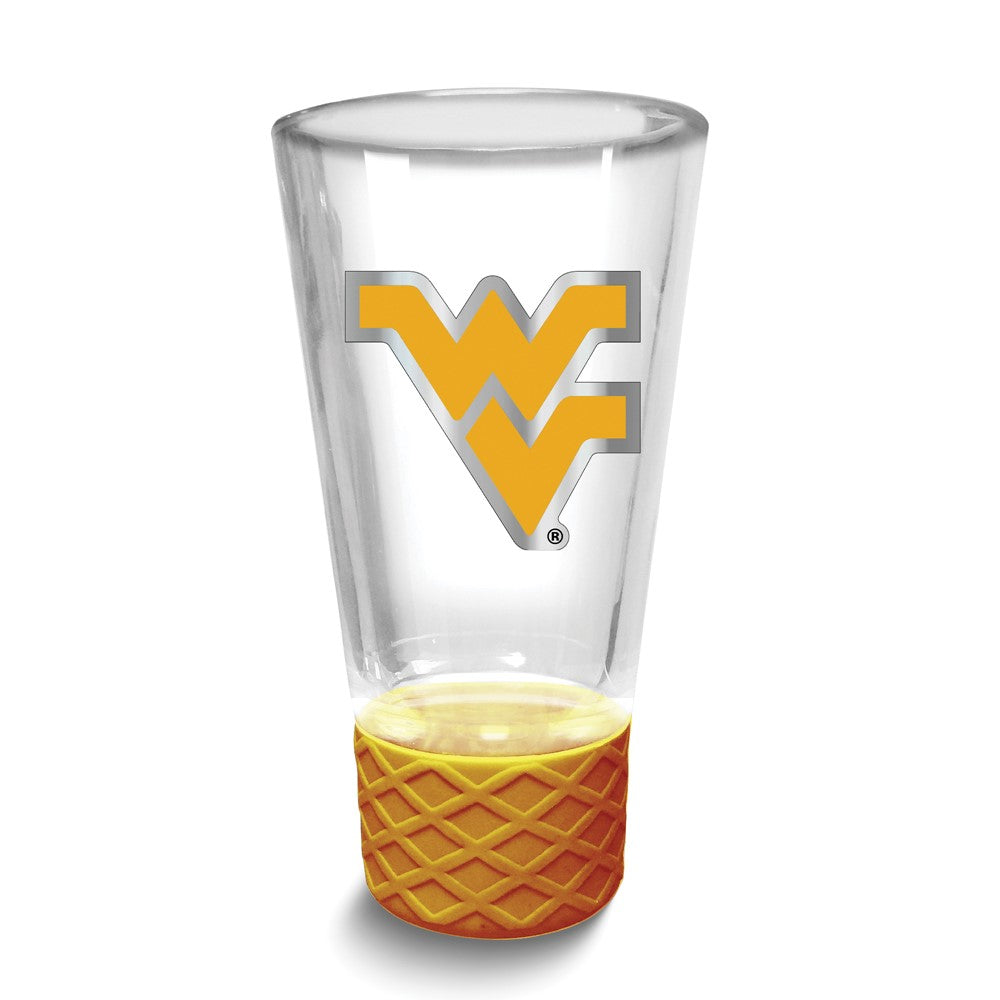 Collegiate West Virginia University Collectors 4 oz. Shot Glass with Silicone Base