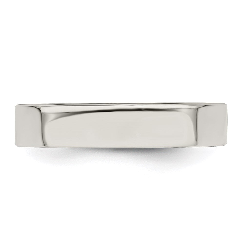 Sterling Silver 4mm Lightweight Flat Size 6 Band