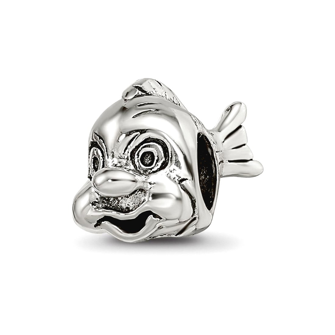 Sterling Silver Reflections Fish Bead